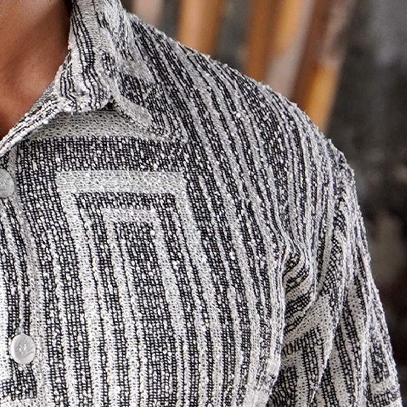 پیراهن آستین کوتاه مردانه مدل بوکله کد 1160-099