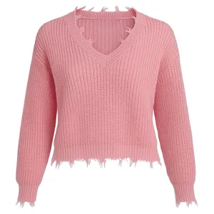 پلیور یقه هفت زنانه مدل 2025