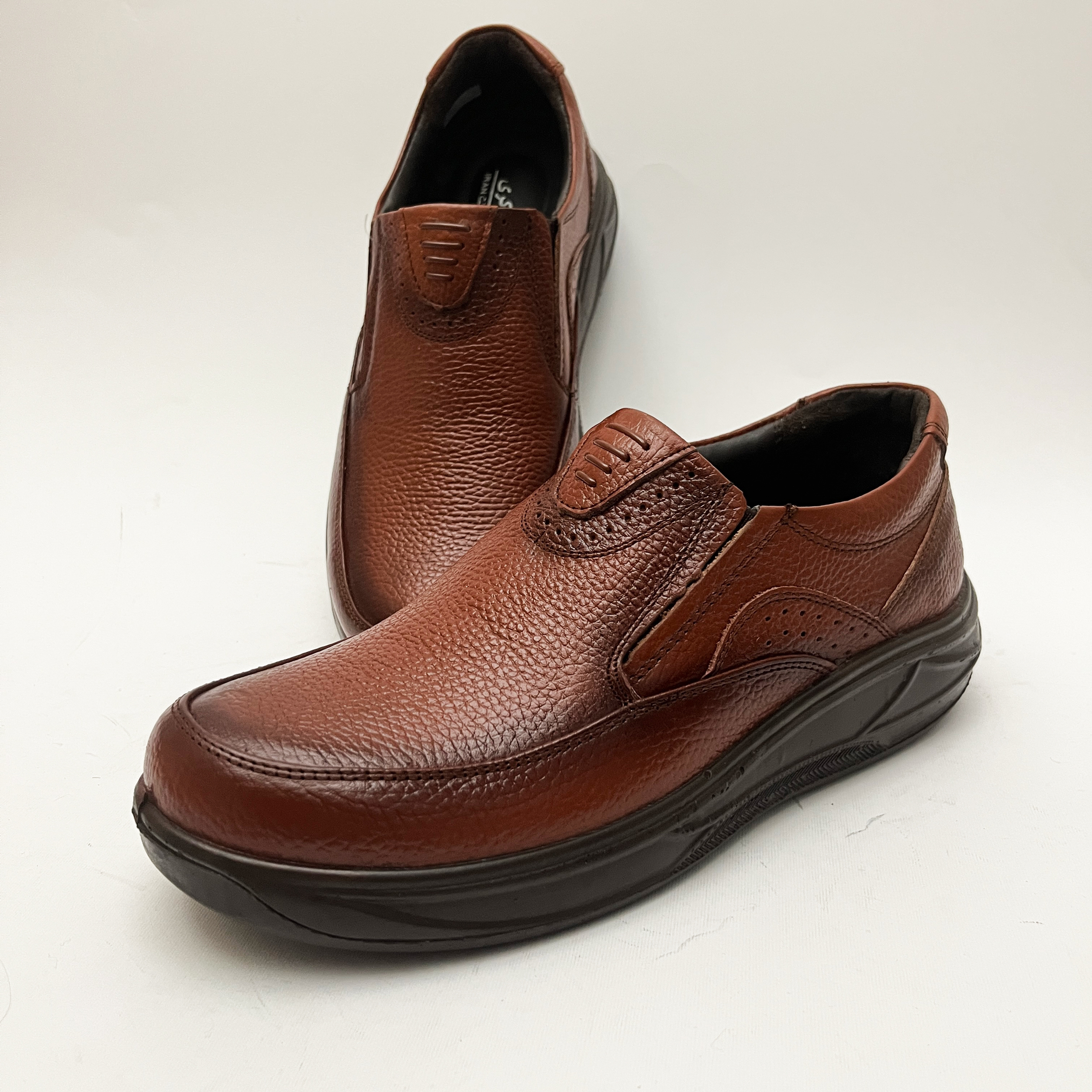 کفش طبی مردانه مدل چرمینه کد 4058 -  - 2