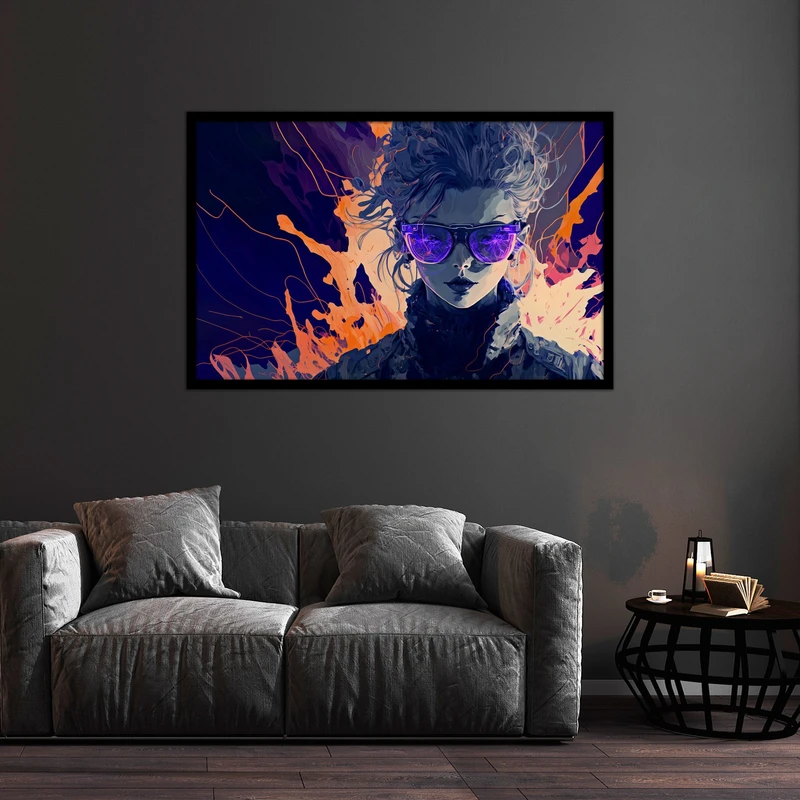 تابلو بکلیت طرح تصاویر مدرن مدل B-bu2004