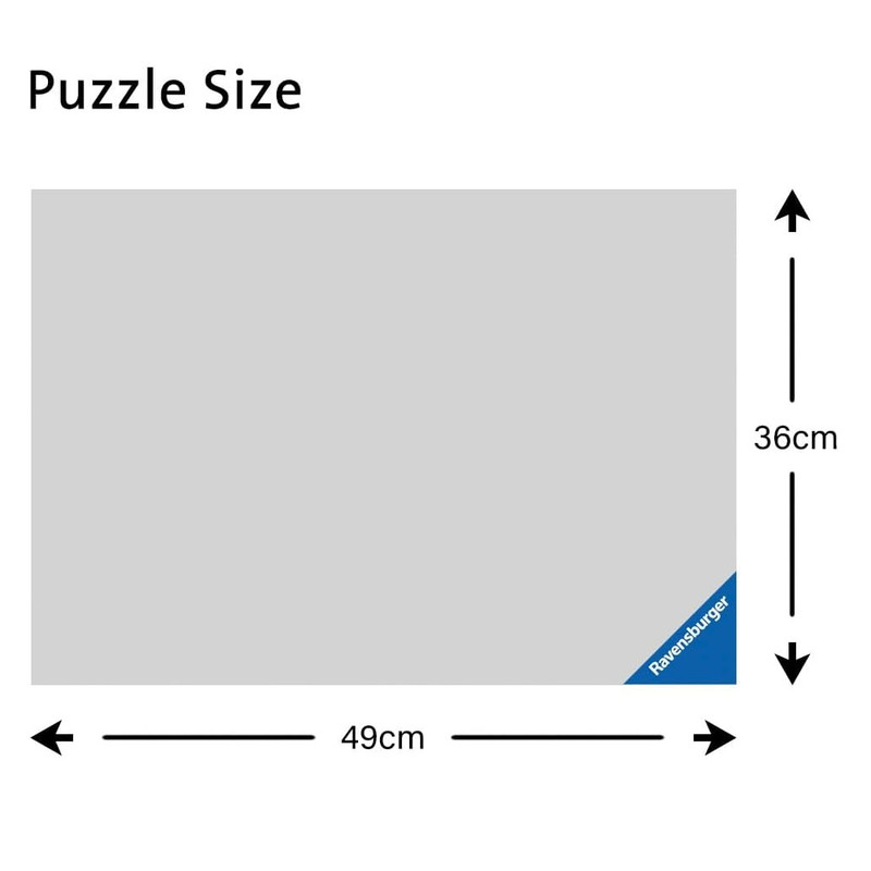 پازل 100 تکه راونزبرگر مدل Rainbow Castle کد 13285