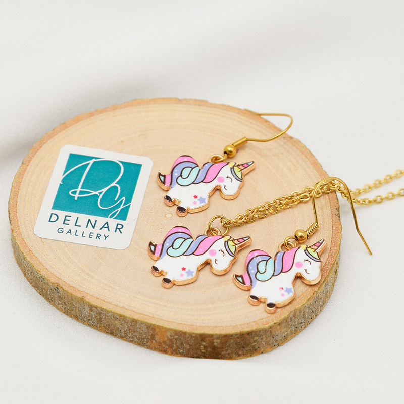 نیم ست دخترانه دلنار گالری مدل پونی