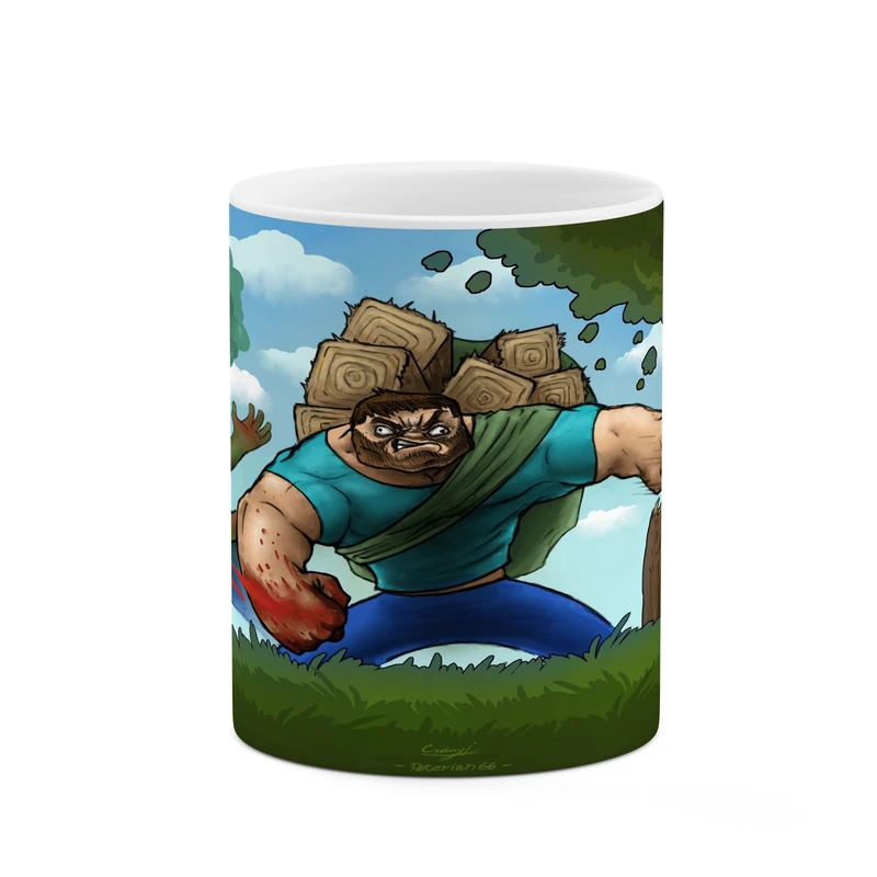 ماگ کاکتی طرح ماینکرافت minecraft مدل mgh41563