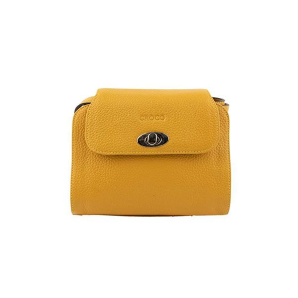 کیف دوشی زنانه کروکو مدل گلدن -  - 1