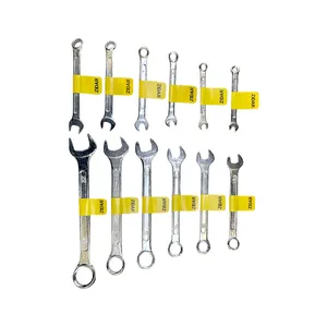 آچار یکسر تخت و یکسر رینگی زیدار مدل HOMA بسته 12 عددی