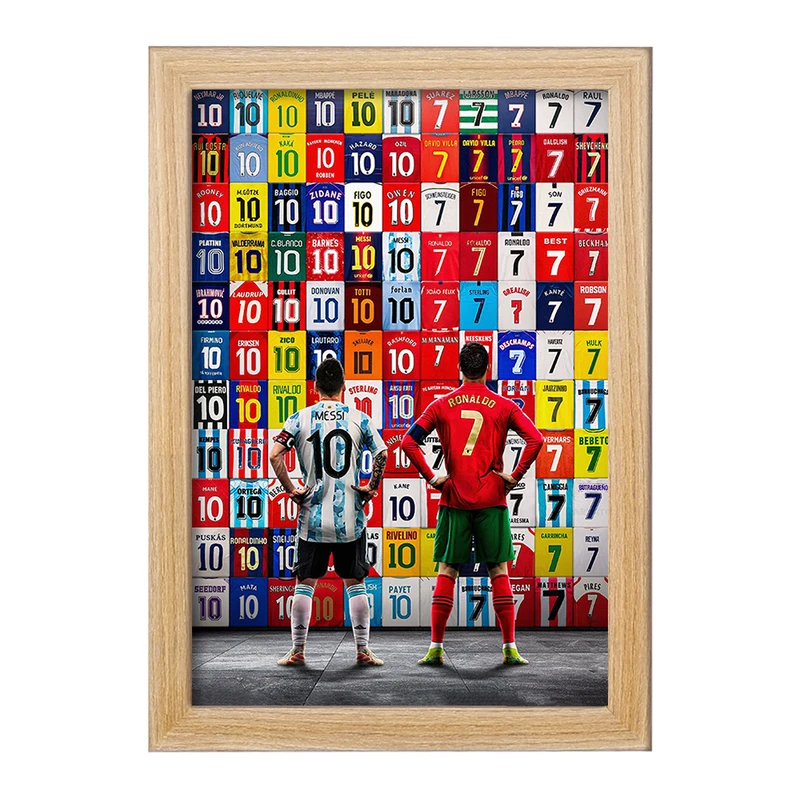 تابلو خندالو مدل مسی و رونالدو کد F1610