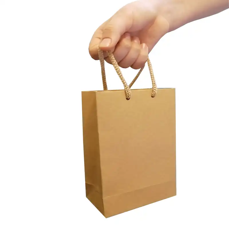 ساک هدیه مدل کرافت ساده بسته 2 عددی