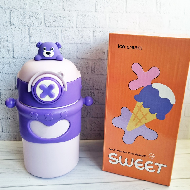 قمقمه کودک مدل sweet طرح ضربدر گنجایش 0.5 لیتر