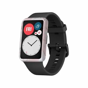 MAHOOT Blanco-Pink-Marble Cover Sticker for Huawei Watch Fit Smartwatch