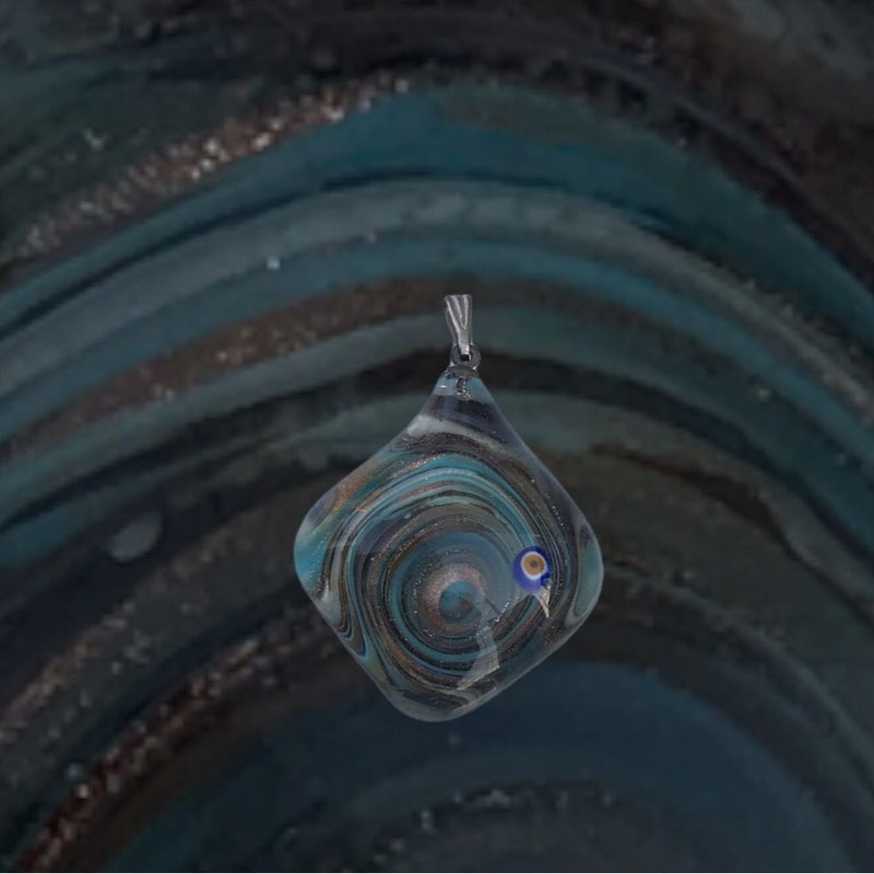 آویز گردنبند دخترانه مدل چشم نظر