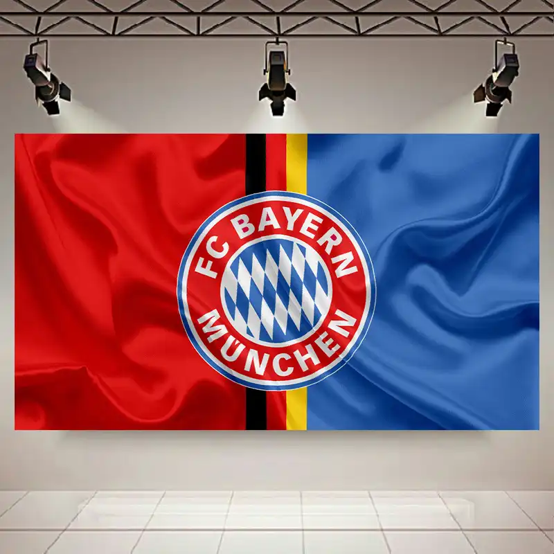 پوستر طرح فوتبال مدل پرچم بایرن مونیخ کد AR11660