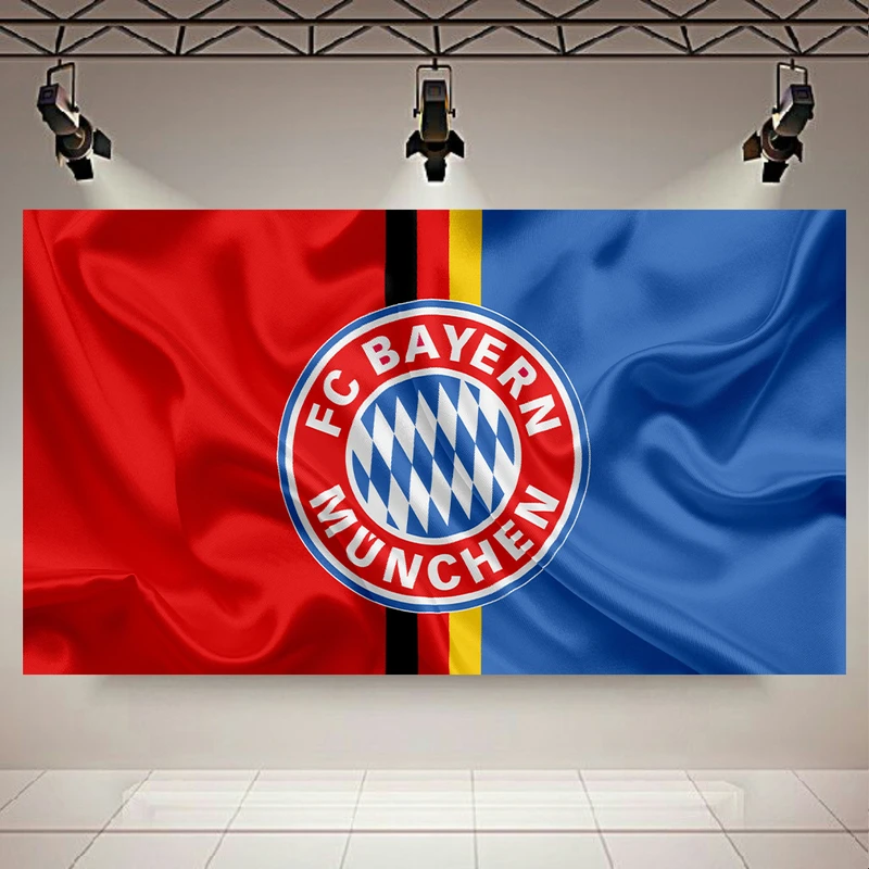 پوستر طرح فوتبال مدل پرچم بایرن مونیخ کد AR11660