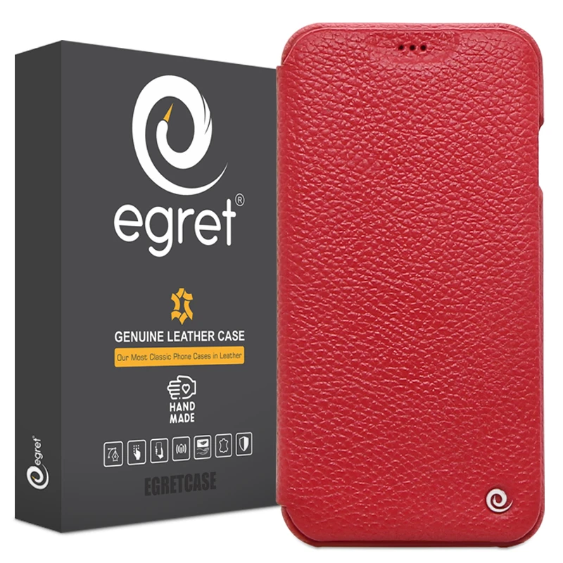 کیف کلاسوری اگرت مدل Floater چرمی مناسب برای گوشی موبایل اپل iPhone XR