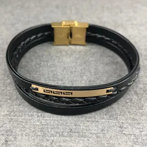 دستبند طلا 18 عیار مردانه دوست خوب مدل dk142