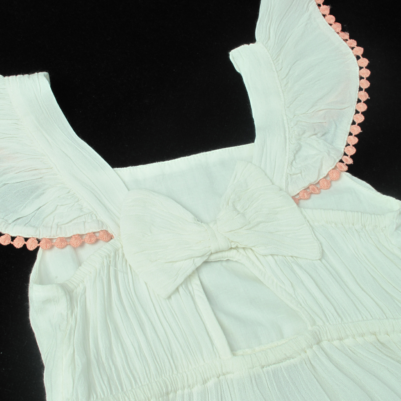 پیراهن دخترانه تی یو مدل آستین پروانه ای