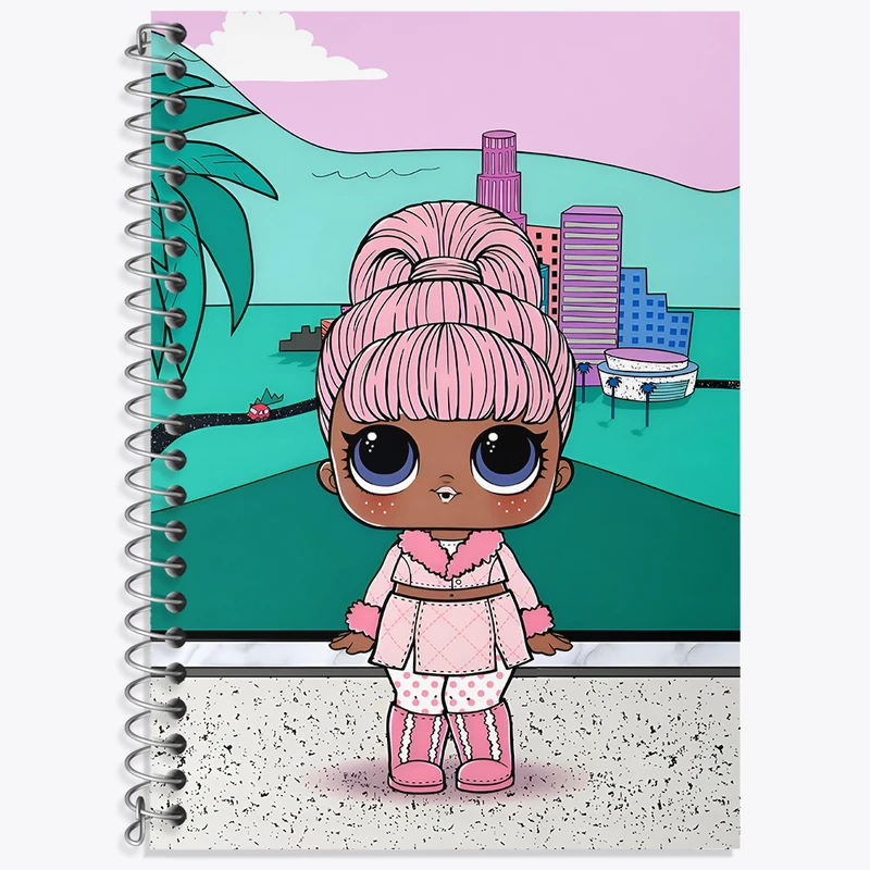 دفتر نت موسیقی 50 برگ خندالو طرح عروسک ال او ال کد N5064