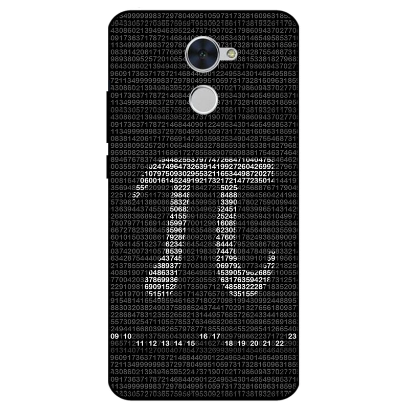 کاور مگافون طرح عدد پی مدل 7240 مناسب برای گوشی موبایل هوآوی Y7 Prime 2017 / Y7 2017