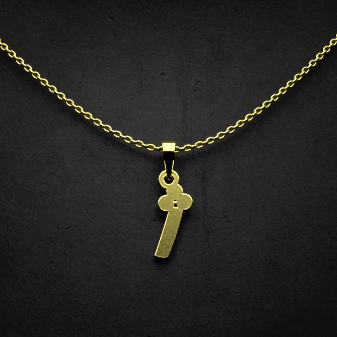 گردنبند طلا 18 عیار زنانه مدوپد مدل حرف ژ کد I3-1-1346