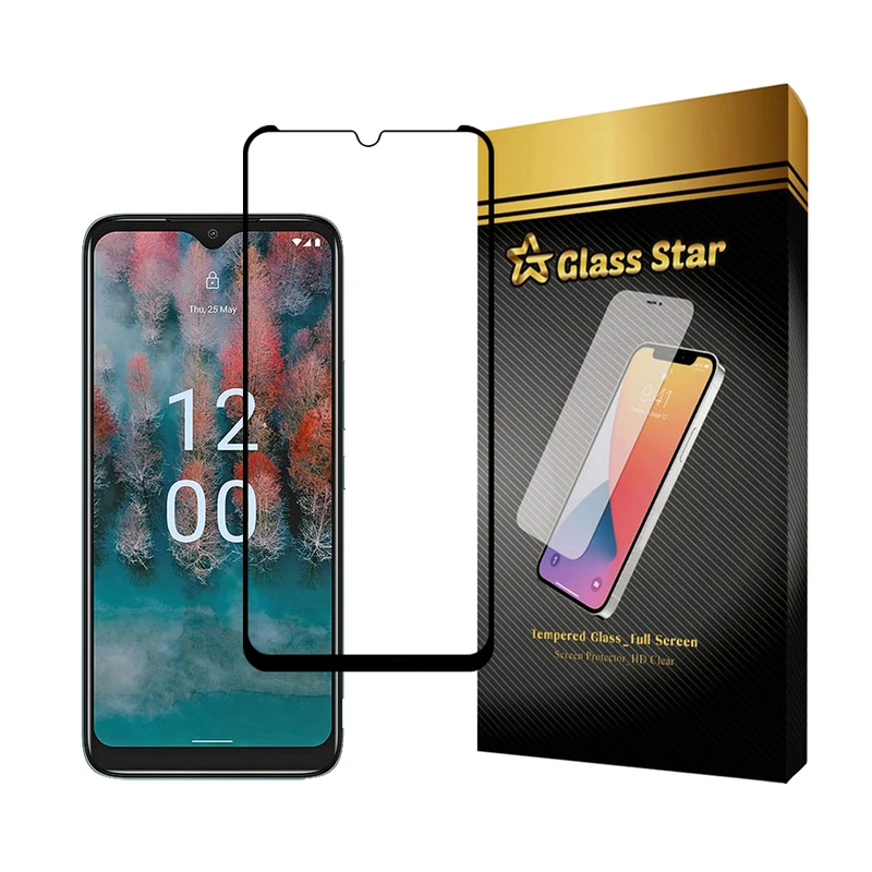 محافظ صفحه نمایش فول گلس استار مدل FULPLUSS مناسب برای گوشی موبایل نوکیا C12