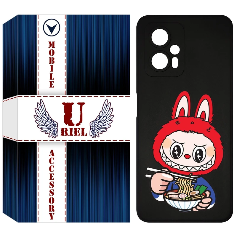 کاور یوریل مدل KSH کد 117 طرح عروسک لبوبو مناسب برای گوشی موبایل شیائومی Poco X4 GT