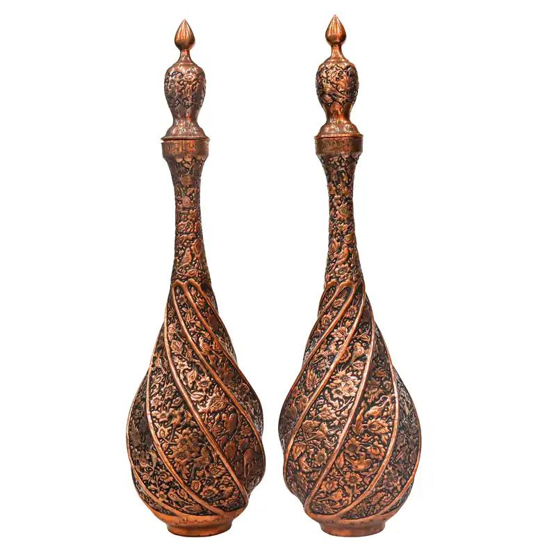 ست 3 تکه گزخوری و تنگ قلمزنی مدل استادکار