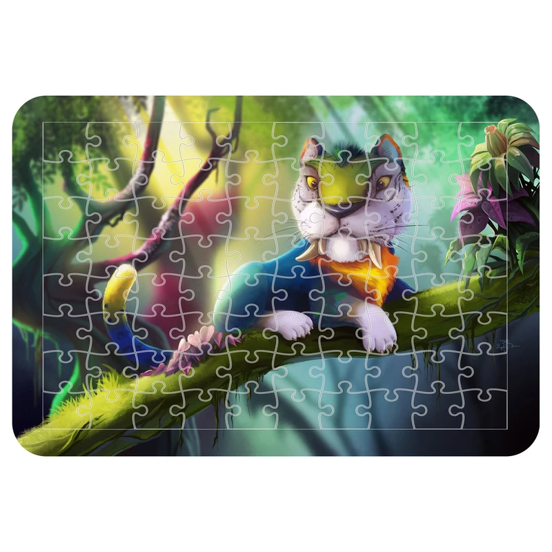 پازل 54 تکه مدل CHB1533 طرح انیمیشن غار نشین ها