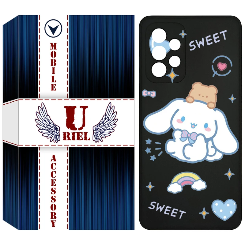 کاور یوریل مدل KSH کد 24 طرح خرگوش بامزه مناسب برای گوشی موبایل سامسونگ Galaxy A72