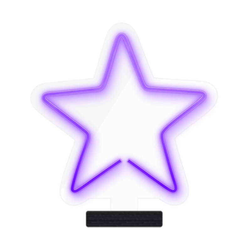 چراغ رومیزی ریموت دار مدل STARS-GL_PR-GLASS
