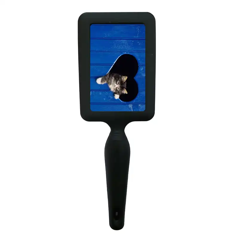 برس مو طرح قلب و گربه مدل B1517