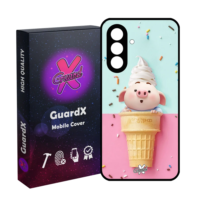 کاور گارد ایکس طرح Pig مدل 10026 مناسب برای گوشی موبایل سامسونگ Galaxy A56 / A56 5G