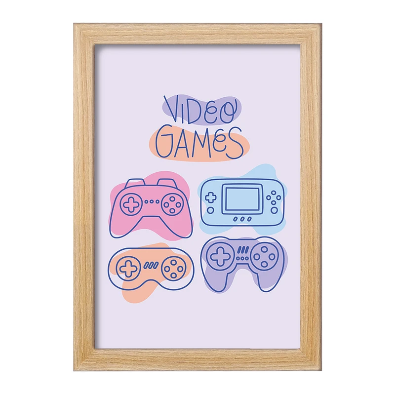 تابلو خندالو مدل گیمر کد F1542