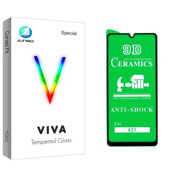 محافظ صفحه نمایش سرامیکی جانبو مدل Viva Glass مناسب برای گوشی موبایل سامسونگ Galaxy A31