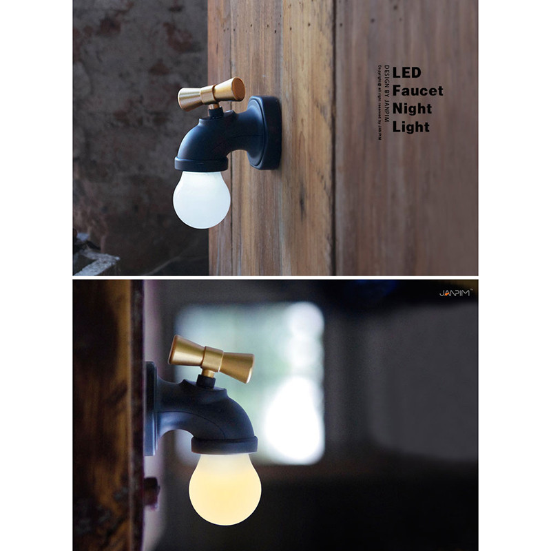 چراغ دیواری مدل Tap Lamp طرح شیر آب