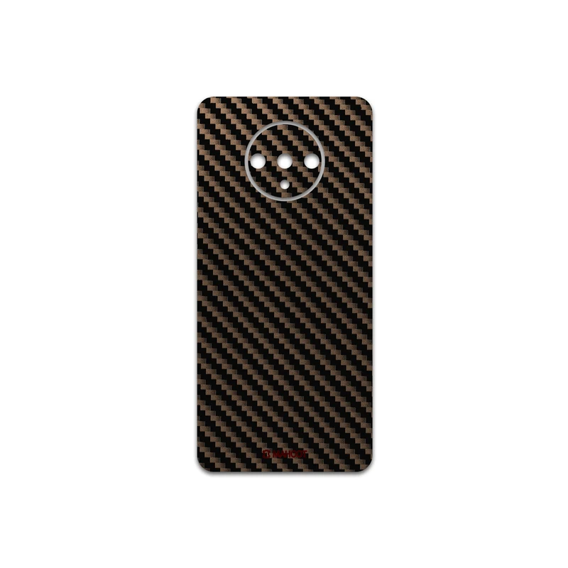 برچسب پوششی ماهوت مدل Glossy-Brown-Fiber مناسب برای گوشی موبایل وان پلاس 7T