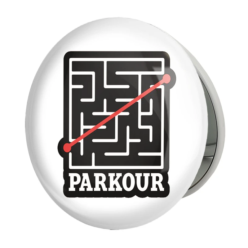 آینه جیبی خندالو طرح پارکور مدل تاشو کد 30394