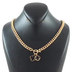 گردنبند زنانه وای اس ایکس مدل گل کد X198