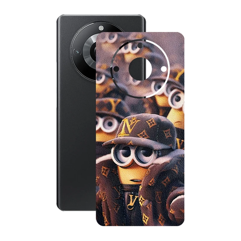 برچسب پوششی ریمکس مدل Leth طرح مینیون مناسب برای گوشی موبایل ریلمی 11 Pro Plus