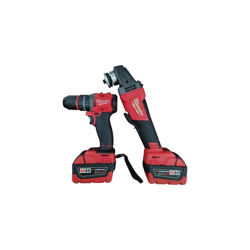 عکس شماره 16 : دریل پیچ گوشتی و مینی فرز شارژی میلواکی مدل m18-198 مجموعه 2 عددی