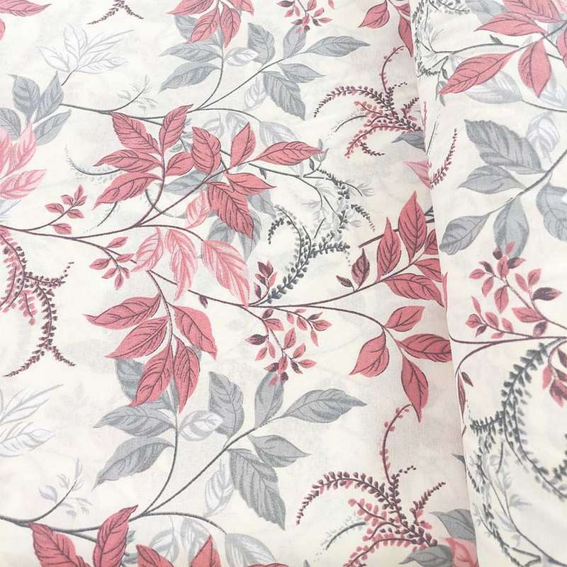 پارچه ملحفه مدل شاخه و برگ کد830