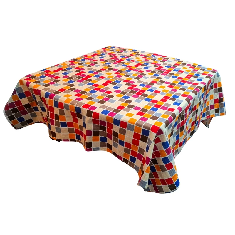 سفره 4 نفره مدل شطرنجی سایز 100*100 سانتی متر