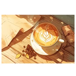 تابلو شاسی مدل کافه قهوه کد CF29