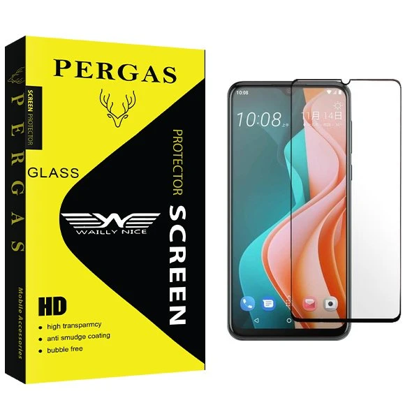محافظ صفحه نمایش شیشه ای وایلی نایس مدل Pergas مناسب برای گوشی موبایل اچ تی سی Desire 19s