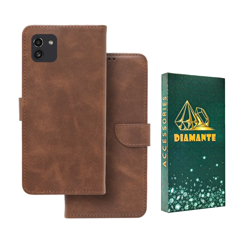 کیف کلاسوری دیامانته مدل Bors Gn مناسب برای گوشی موبایل سامسونگ Galaxy A03 