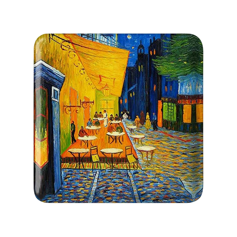 مگنت خندالو طرح کافه تراس در شب ونگوگ کد 3724