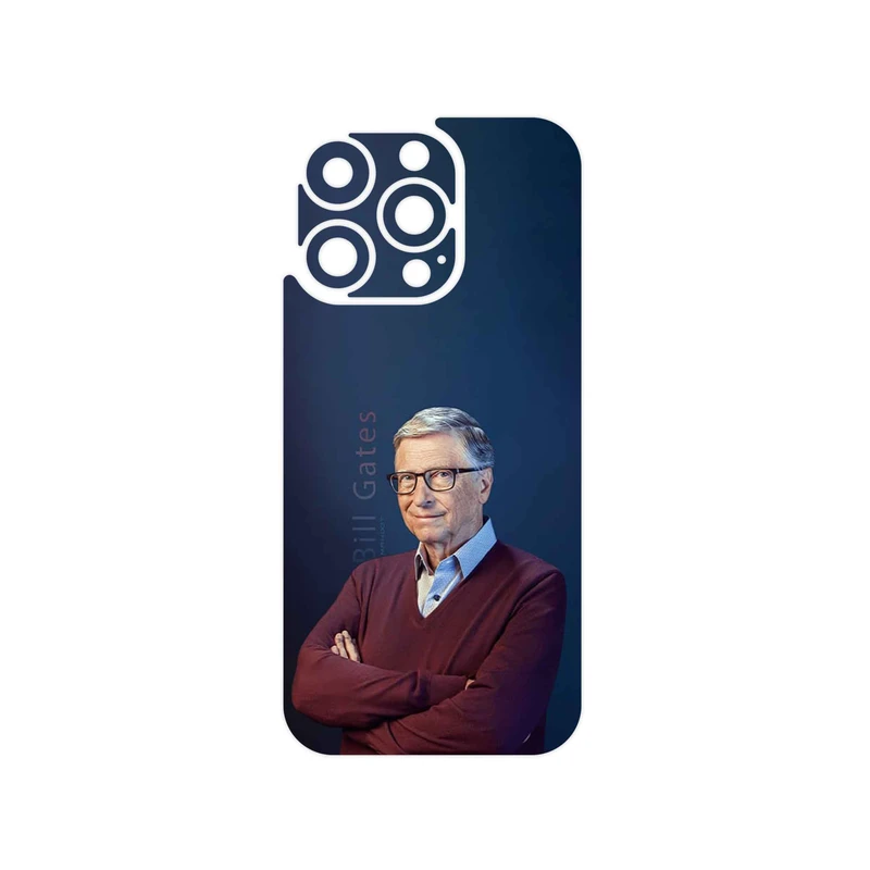 برچسب پوششی ماهوت مدل Bill_Gates مناسب برای گوشی موبایل اپل iPhone 16 Pro
