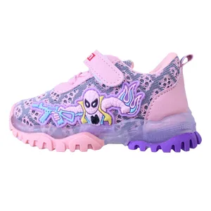  کفش مخصوص پیاده روی بچگانه مدل 101001 Fashion Jel ‌Spiderman PinGr