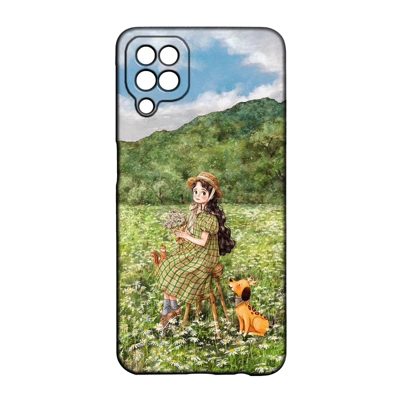 کاور طرح دخترانه کد 272 مناسب برای گوشی موبایل سامسونگ Galaxy A22 4g