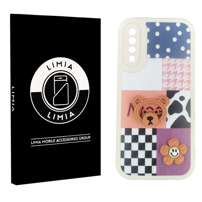 کاور لیمیا مدل فانتزی لنزدار ژله ای طرح عروسکی برجسته مناسب برای گوشی موبایل سامسونگ Galaxy A50 / A50s / A30s