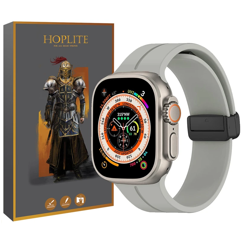 بند هاپلایت مدل Magnetic-ORG-HL مناسب برای ساعت هوشمند ویرفیت HW8 Ultra