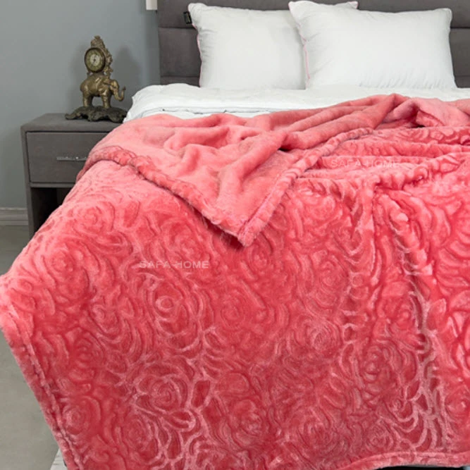 پتو مسافرتی یک نفره گلبافت مدل فلور کد 350 سایز 150x200 سانتی‌متر